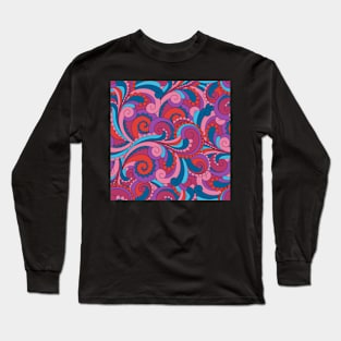 Hippie Love Paisley Mod, too Long Sleeve T-Shirt